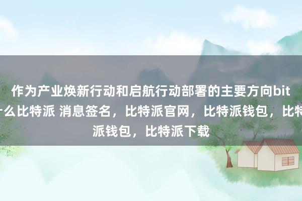 作为产业焕新行动和启航行动部署的主要方向bitpie是什么比特派 消息签名，比特派官网，比特派钱包，比特派下载