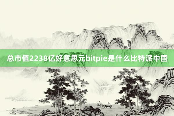 总市值2238亿好意思元bitpie是什么比特派中国