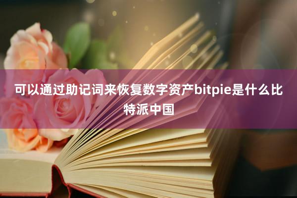 可以通过助记词来恢复数字资产bitpie是什么比特派中国