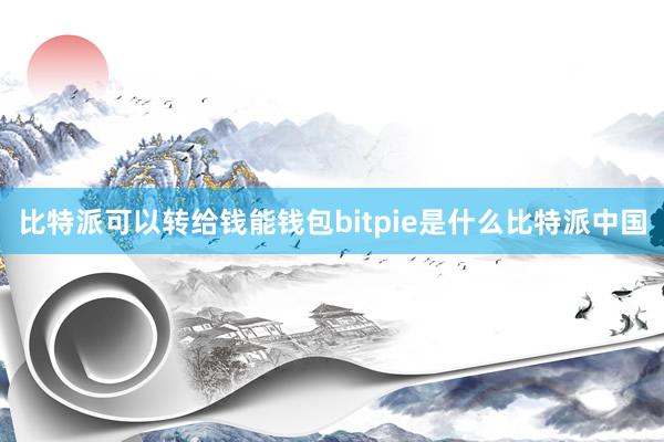 比特派可以转给钱能钱包bitpie是什么比特派中国