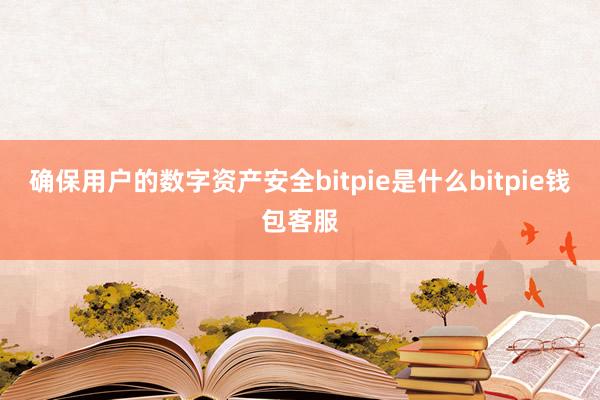 确保用户的数字资产安全bitpie是什么bitpie钱包客服