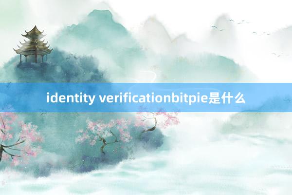 identity verificationbitpie是什么