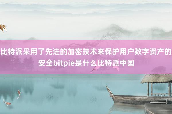 比特派采用了先进的加密技术来保护用户数字资产的安全bitpie是什么比特派中国