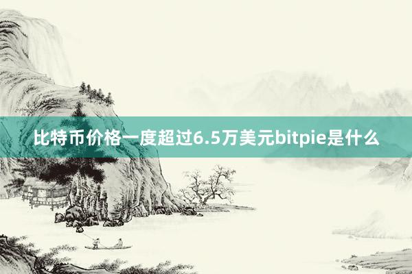 比特币价格一度超过6.5万美元bitpie是什么