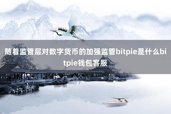 随着监管层对数字货币的加强监管bitpie是什么bitpie钱包客服