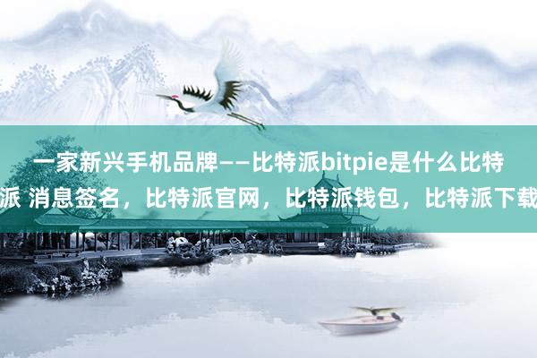 一家新兴手机品牌——比特派bitpie是什么比特派 消息签名，比特派官网，比特派钱包，比特派下载