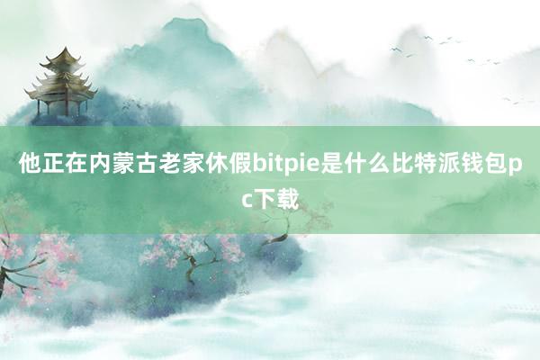 他正在内蒙古老家休假bitpie是什么比特派钱包pc下载