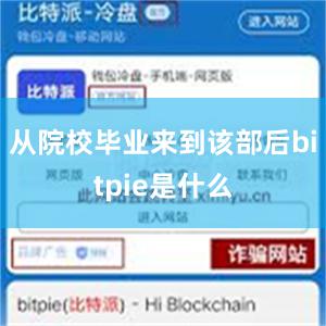 从院校毕业来到该部后bitpie是什么