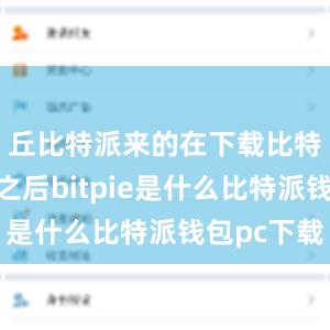 丘比特派来的在下载比特派钱包之后bitpie是什么比特派钱包pc下载