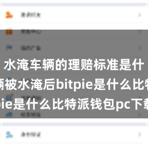 水淹车辆的理赔标准是什么？车辆被水淹后bitpie是什么比特派钱包pc下载