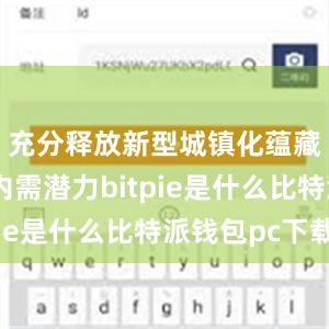 充分释放新型城镇化蕴藏的巨大内需潜力bitpie是什么比特派钱包pc下载