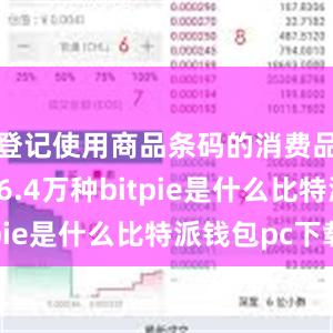 登记使用商品条码的消费品新增966.4万种bitpie是什么比特派钱包pc下载