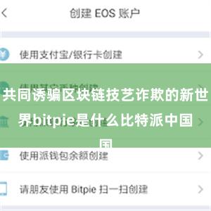 共同诱骗区块链技艺诈欺的新世界bitpie是什么比特派中国