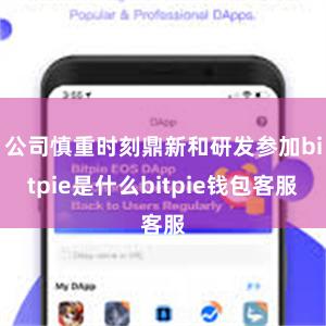 公司慎重时刻鼎新和研发参加bitpie是什么bitpie钱包客服