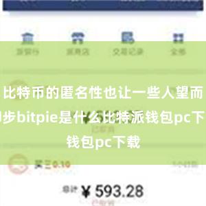 比特币的匿名性也让一些人望而却步bitpie是什么比特派钱包pc下载