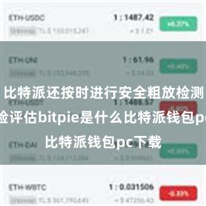 比特派还按时进行安全粗放检测和风险评估bitpie是什么比特派钱包pc下载