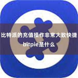 比特派的充值操作非常大致快捷bitpie是什么