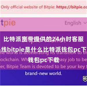 比特派宽带提供的24小时客服热线bitpie是什么比特派钱包pc下载